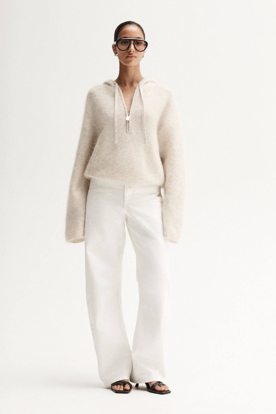 Madden Knit Jumper - Oat Marle