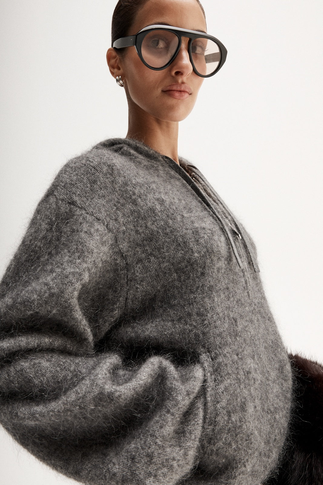 Madden Knit Jumper - Grey Marle