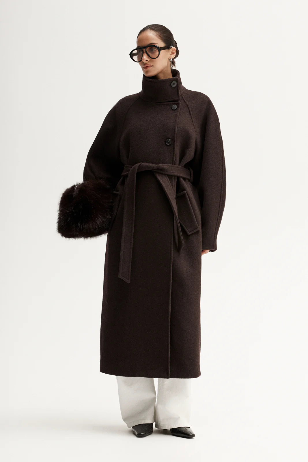Angelica Coat - Chocolate