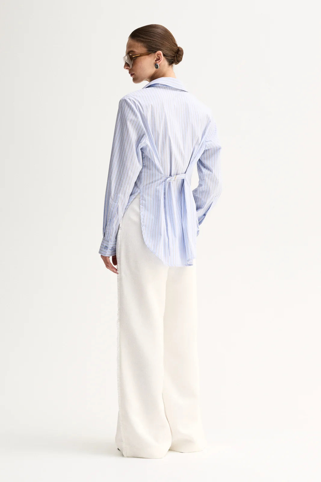 Kallie Stripe Shirt - Blue Stripe