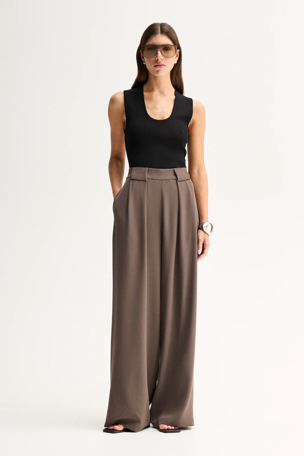 Fleur Pant - Taupe