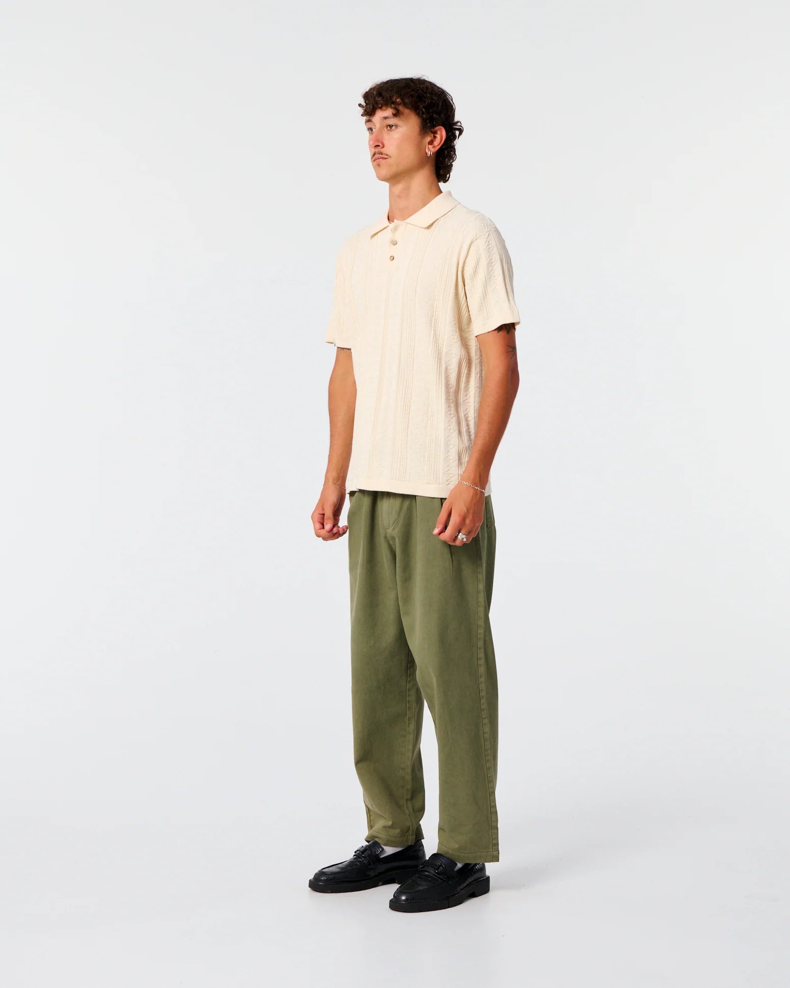Rails Knit Polo - Ecru