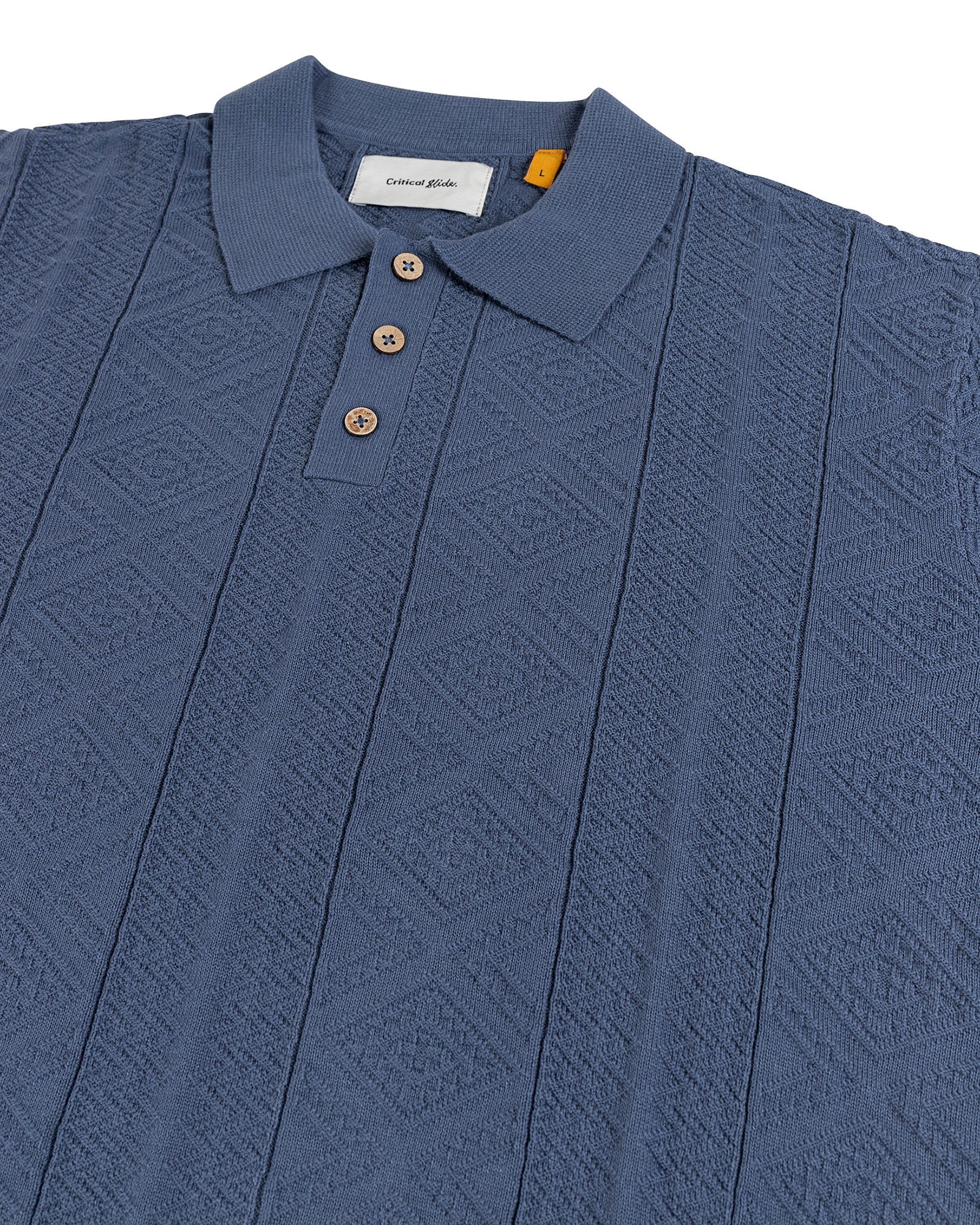 Trader Knit Polo - Blue