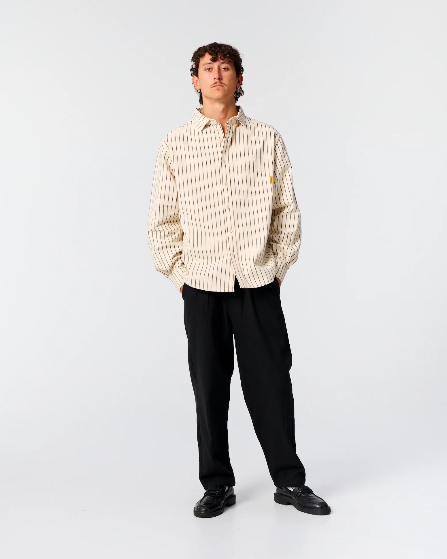 Portals L/S Shirt - Vintage White