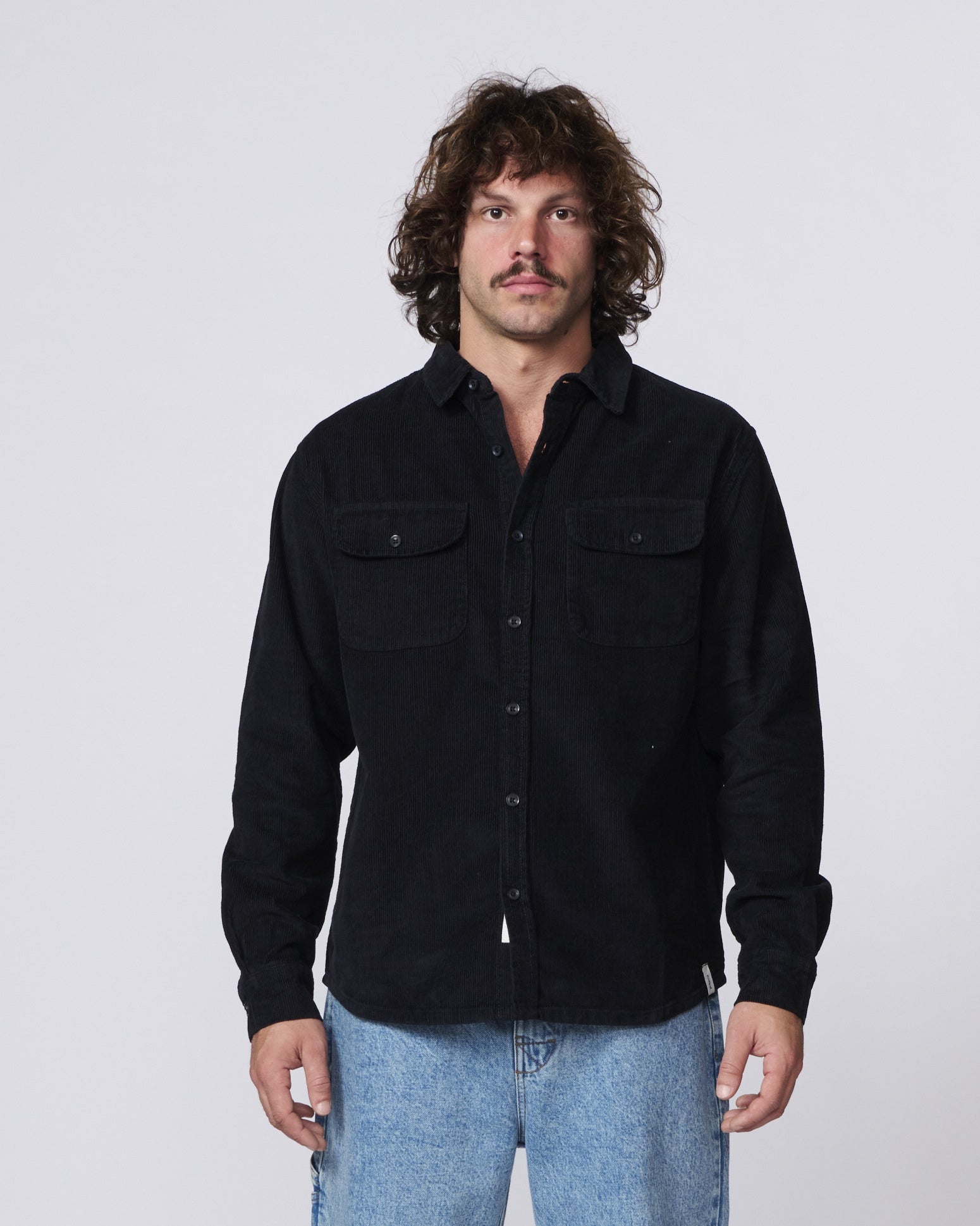 Lazy Boy Cord Shirt - Phantom