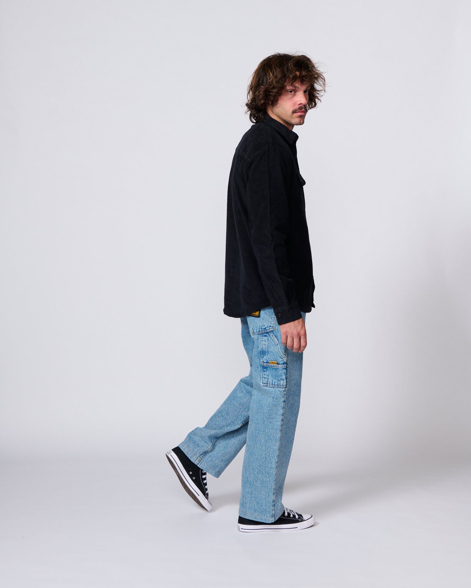 Lazy Boy Cord Shirt - Phantom