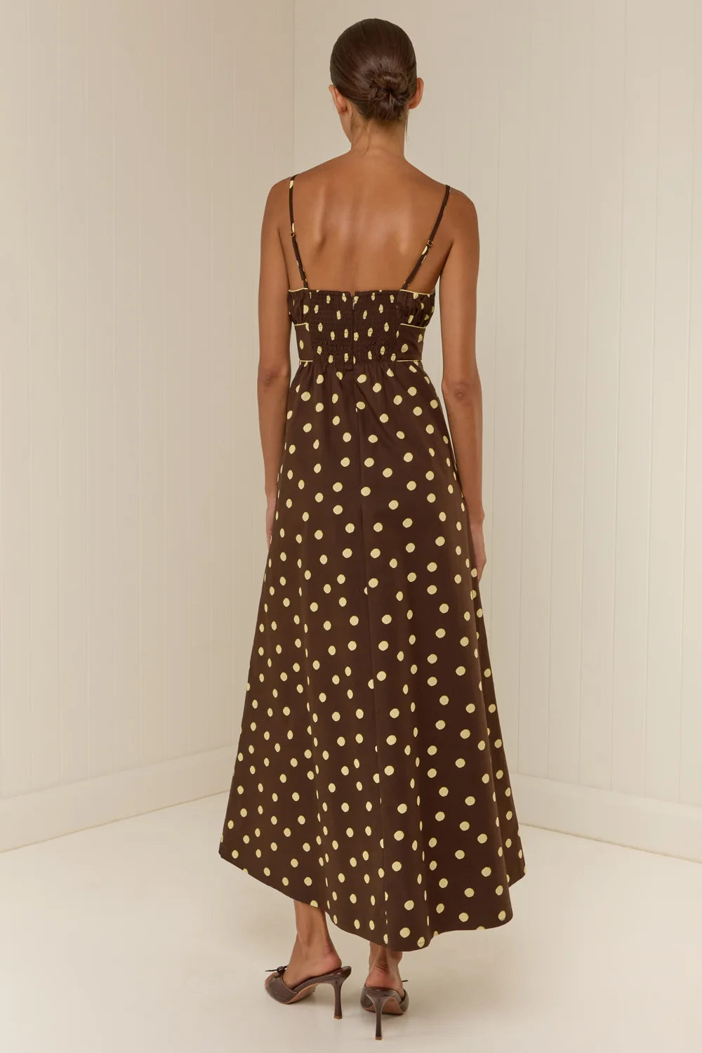 Bambi Dress - Giallo Pois