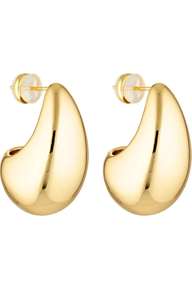Blob Earrings - Gold