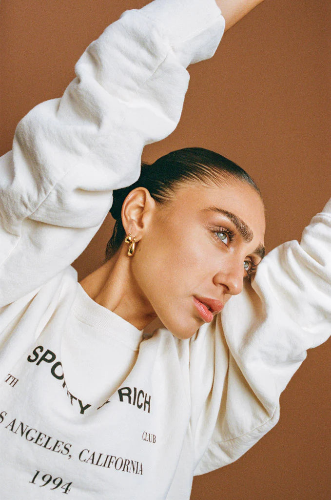 Tear Drop Earrings - Gold