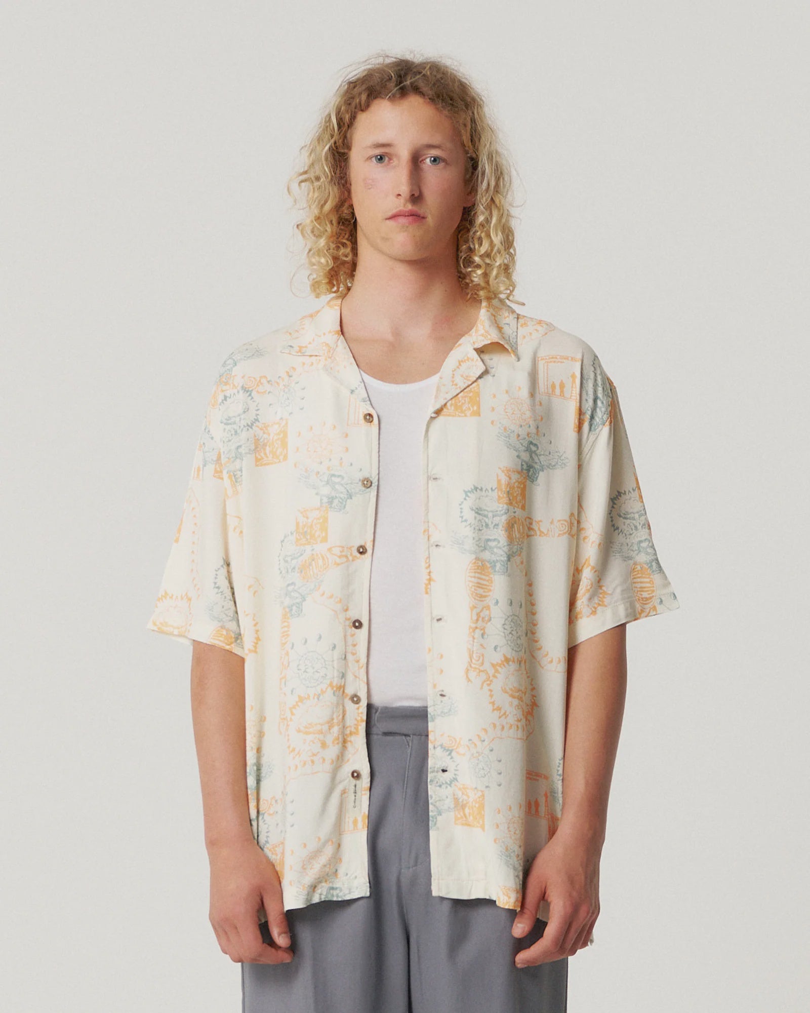 Madness Resort Shirt - Ecru