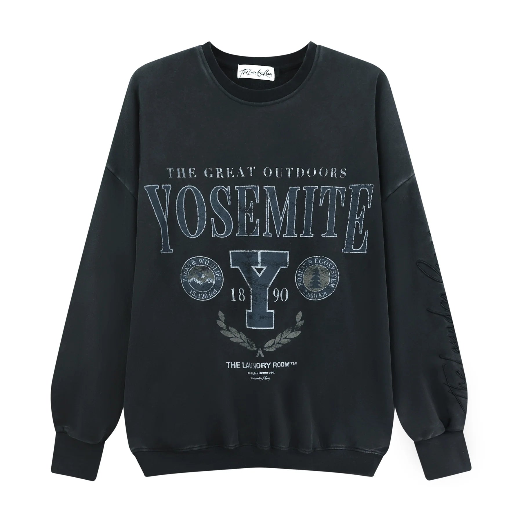 Team Yosemite Jumper - Black Snow