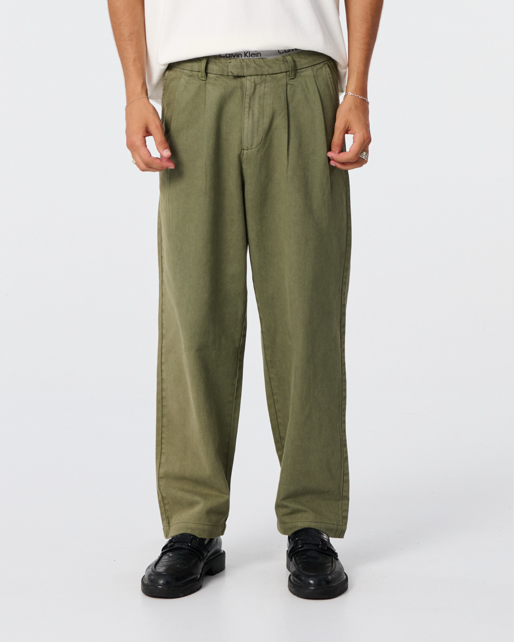 Harro Twill Pant - Dusty Green