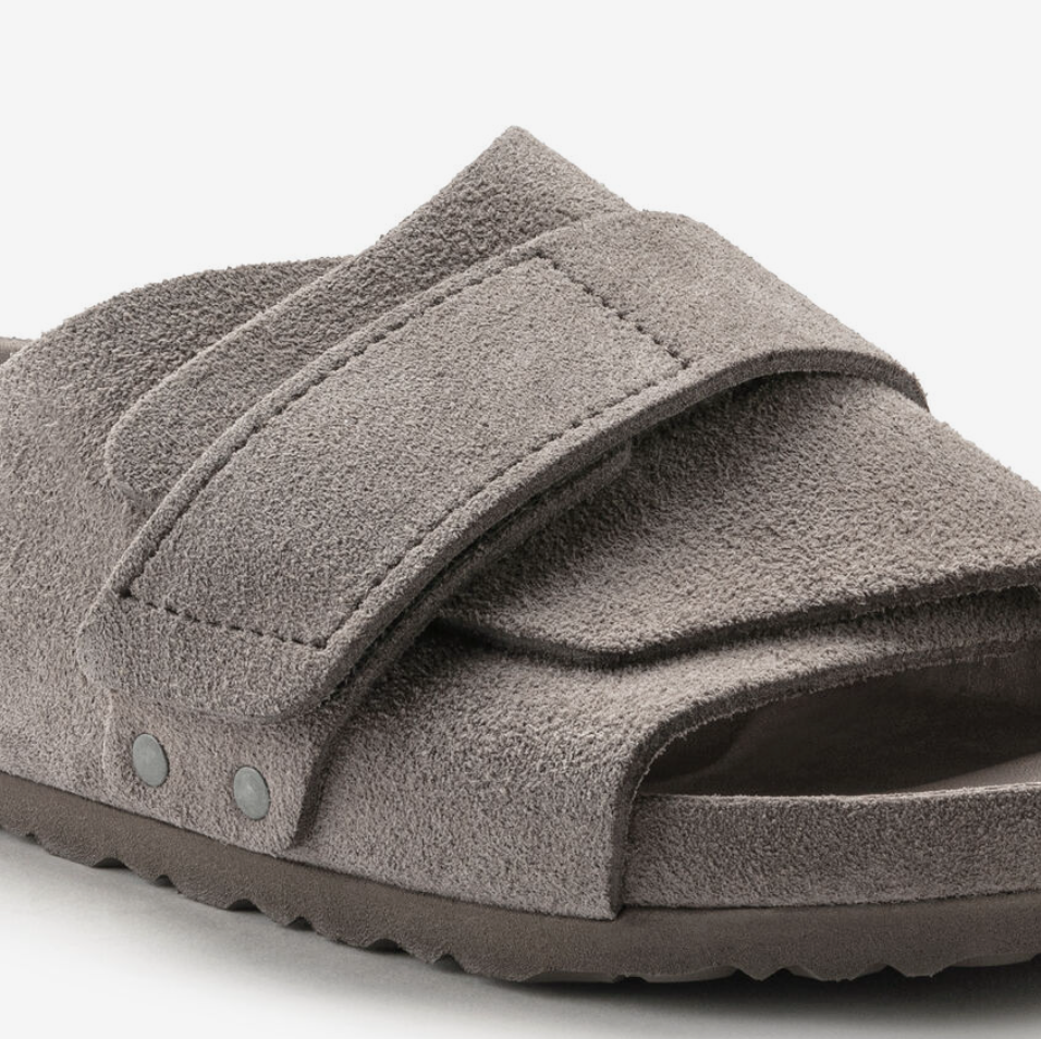 Kyoto Exquisite - Grey Taupe Suede Leather