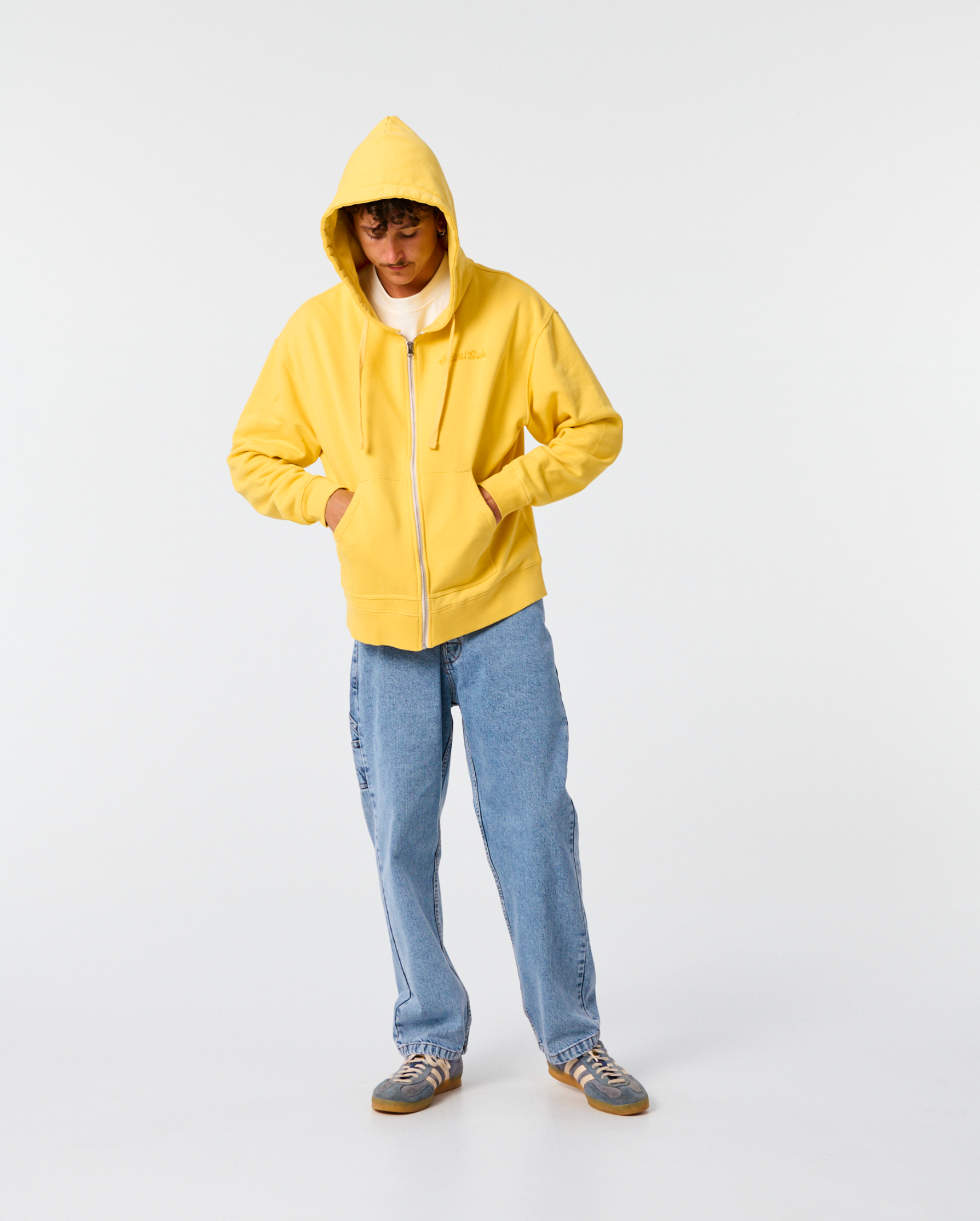Business Zip Hoodie - Sunflower