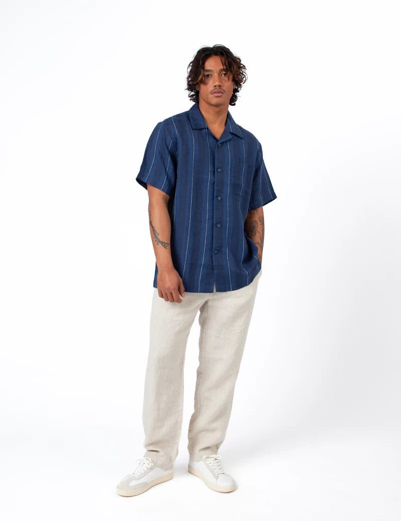 Cuban S/S Shirt - Streamline Navy