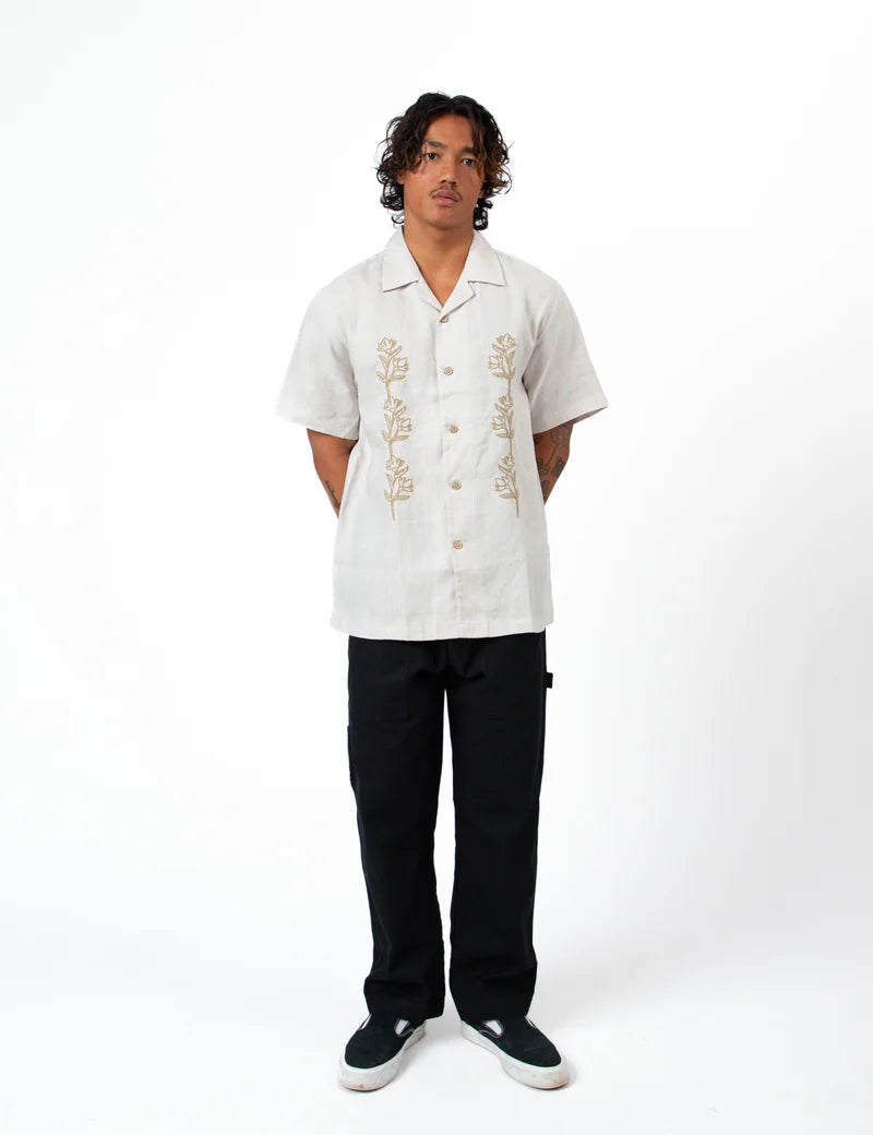 Huck S/S Shirt - Natural