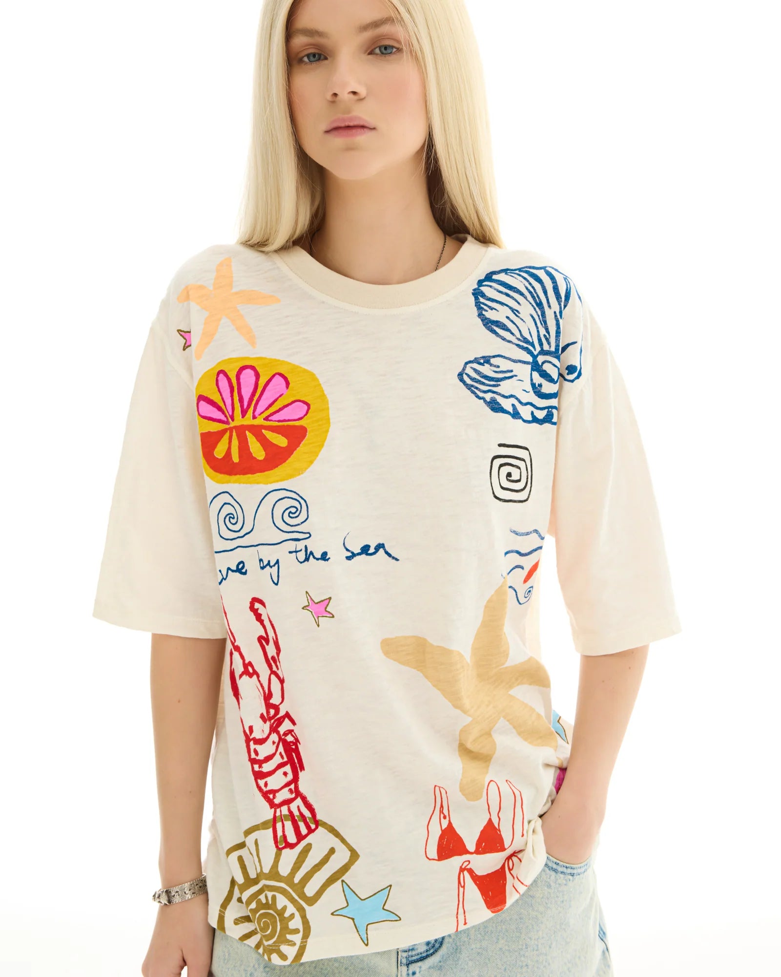Illustrated Seaside Tee