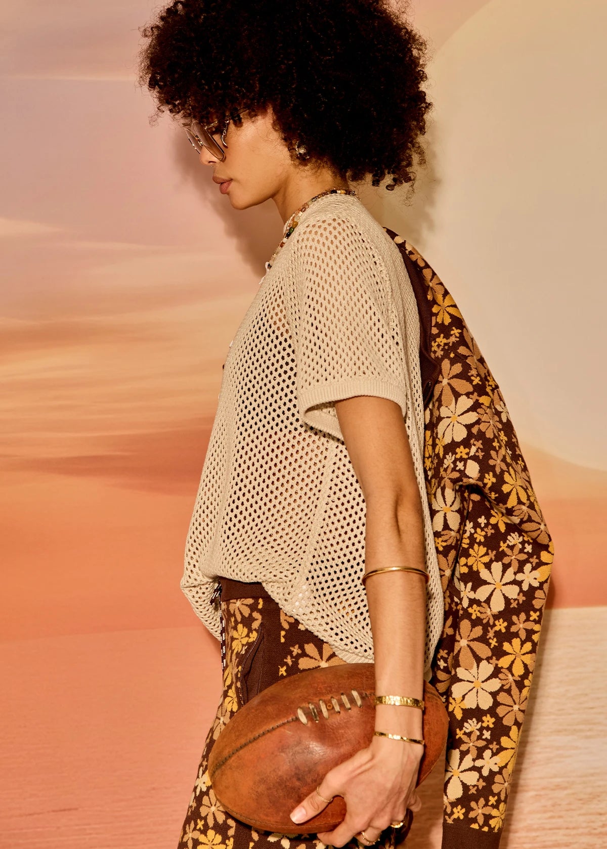 Knit Casey Tee - Cream