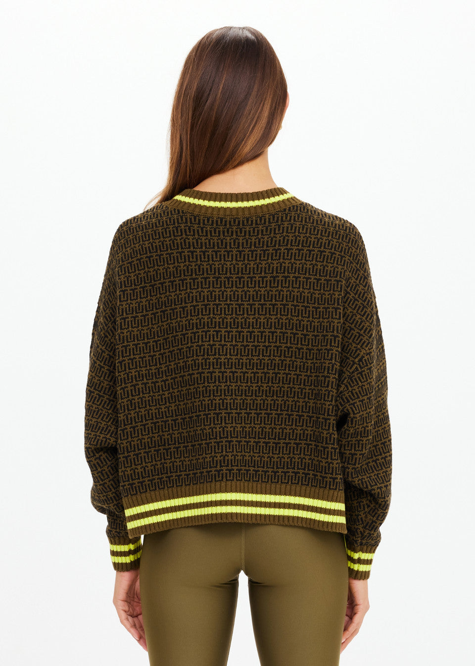 Castilla Clementine Knit Crew - Olive