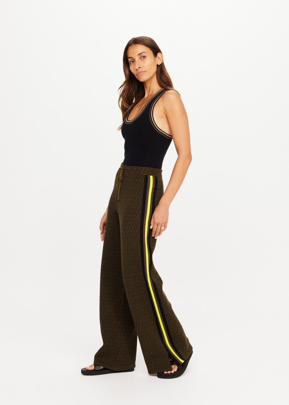 Castilla Juniper Knit Pant - Olive
