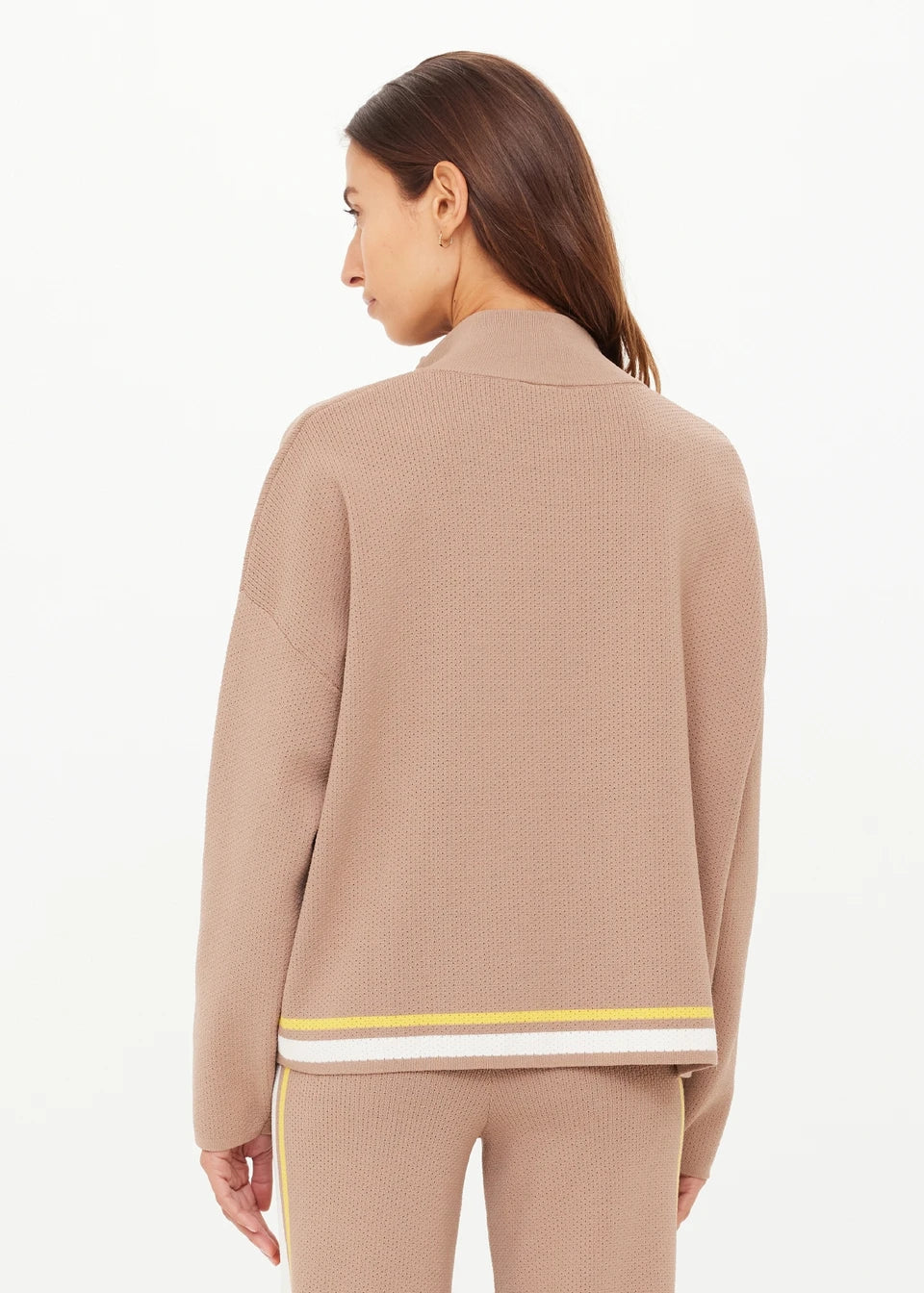 Veneto Carter Knit Top - Mocha