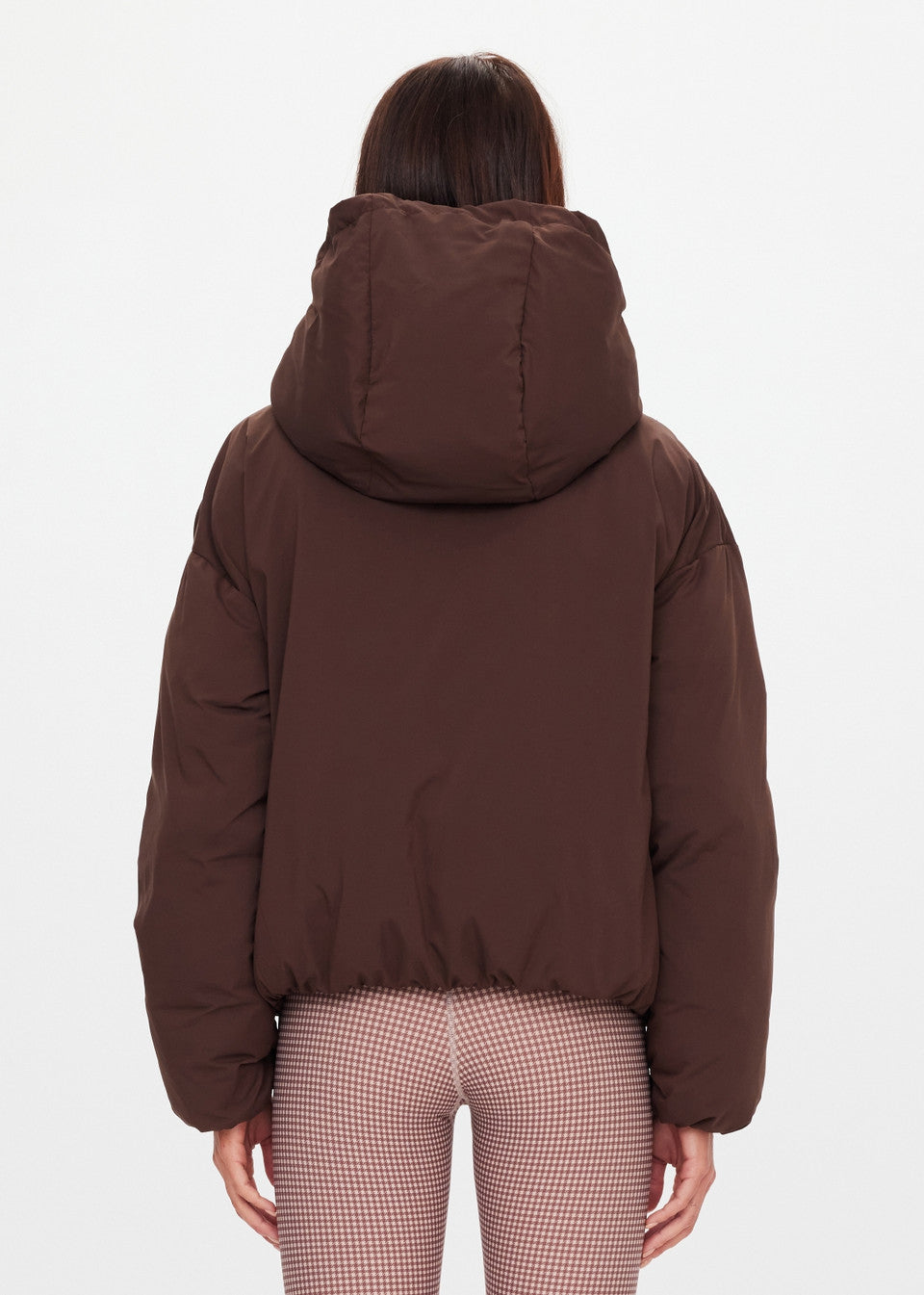 Mercer Hooded Puffer Jacket - Cocoa