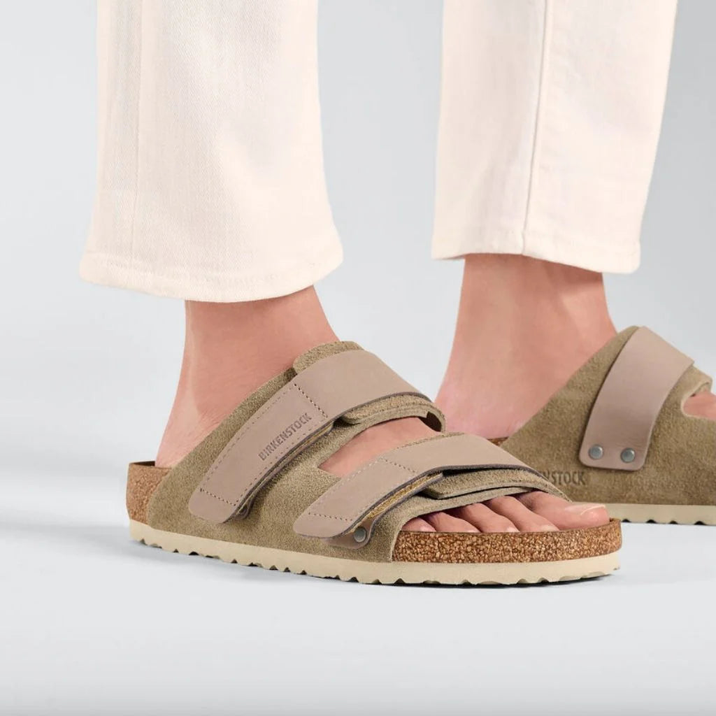 Uji Suede Leather - Taupe