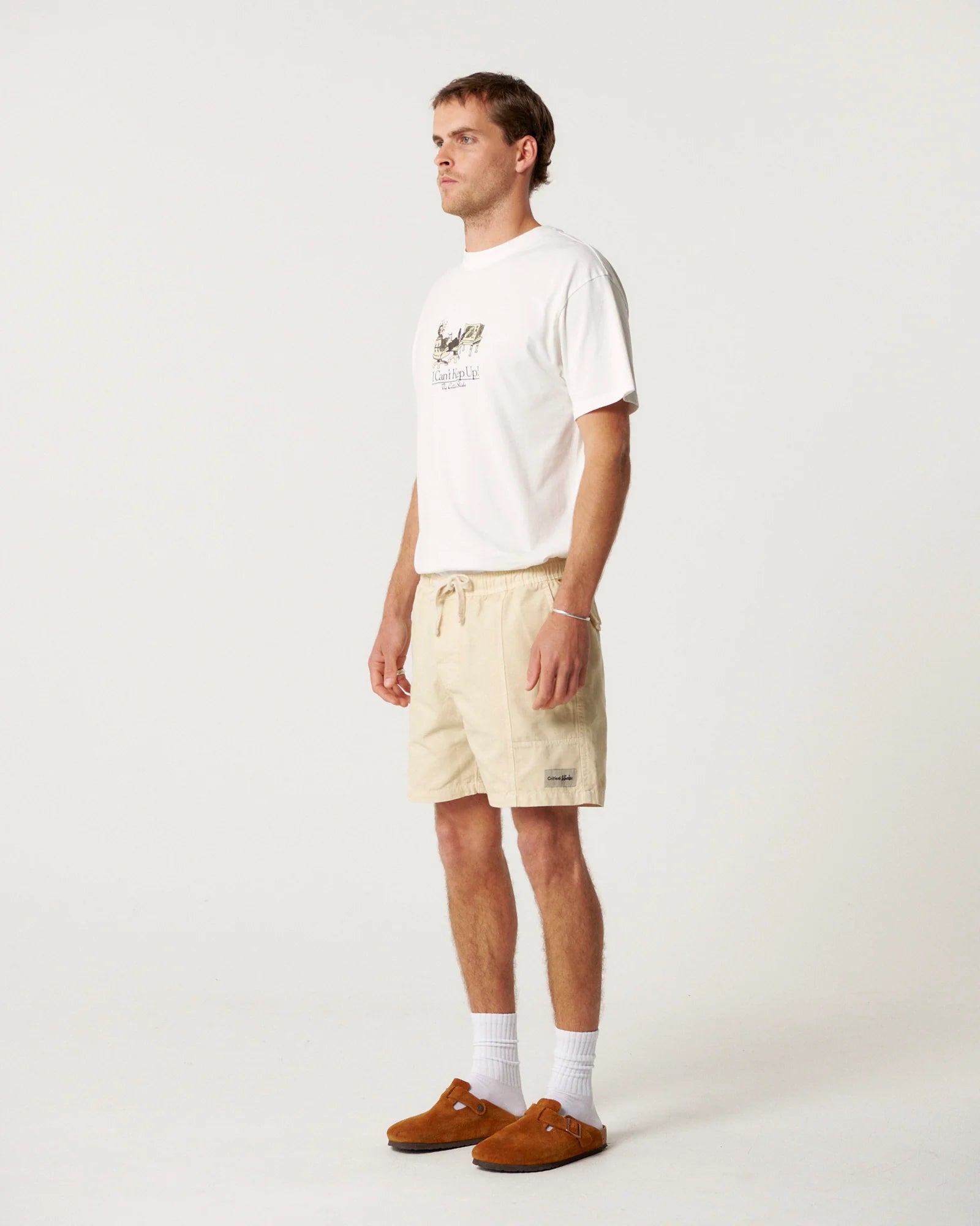 All Day Canvas Short - Ecru