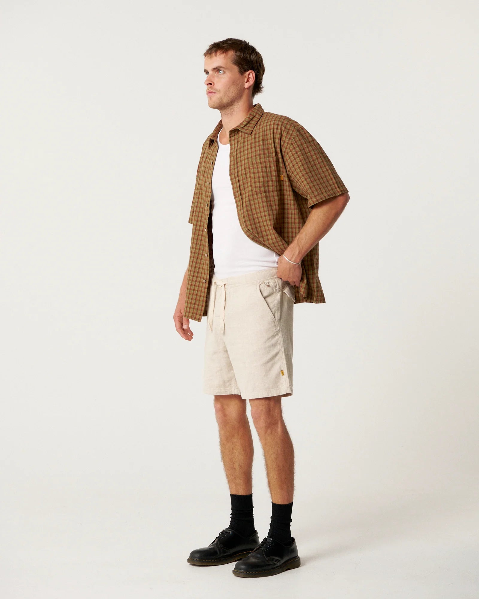 Cruiser Linen Short - Ecru