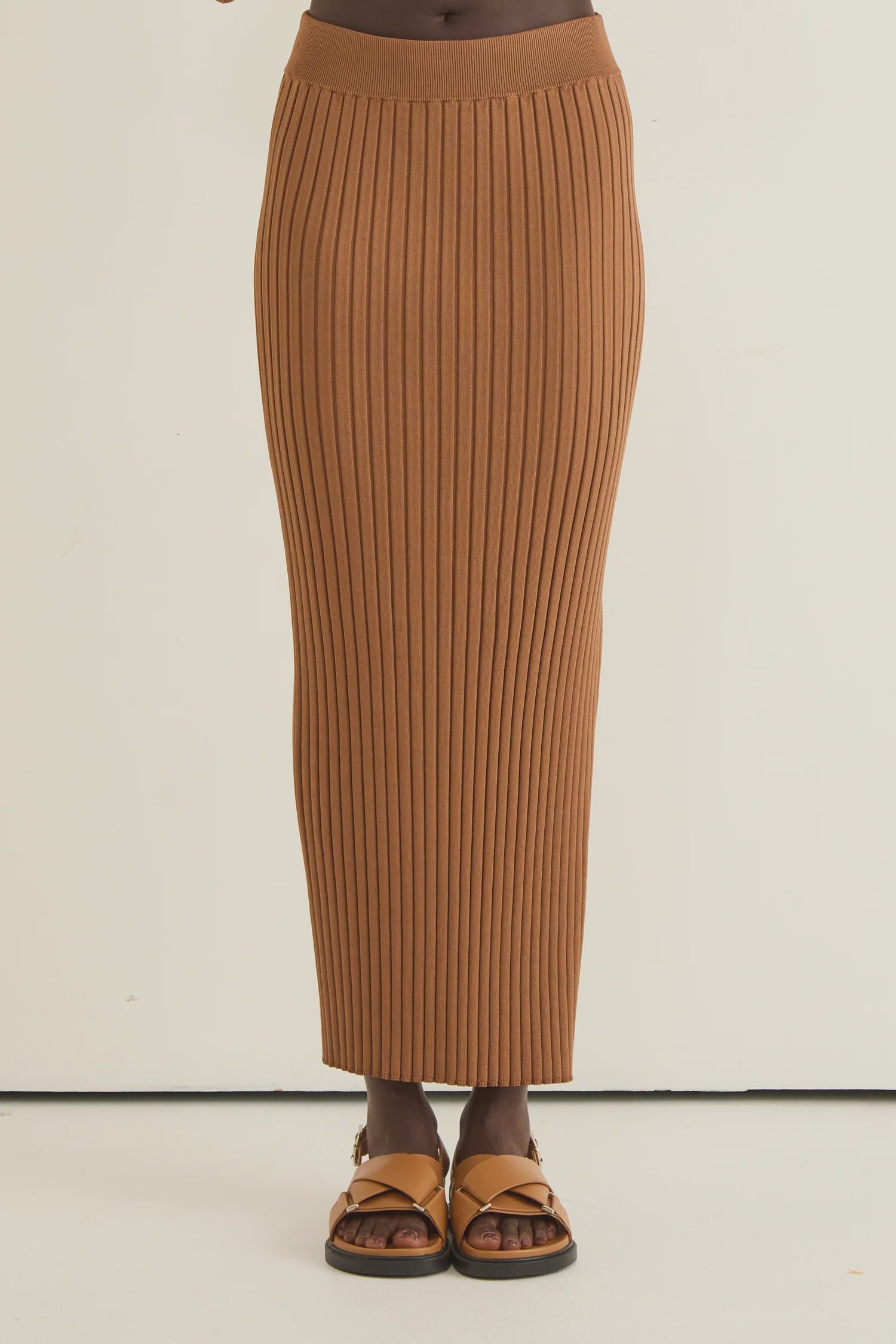 Grasslands Rib Skirt - Tobacco