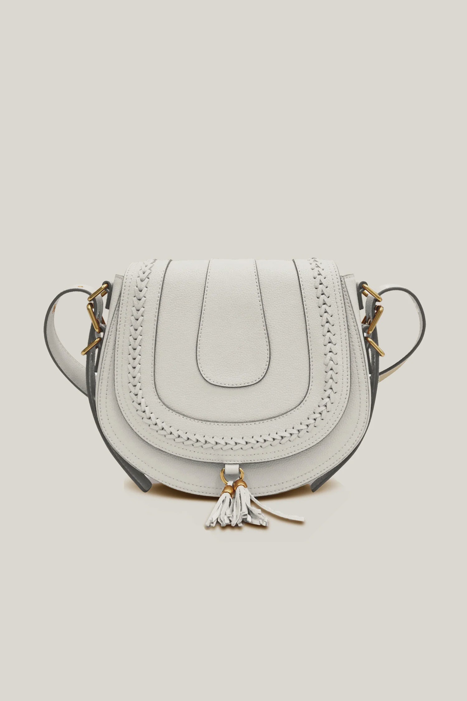 Freya Saddle bag - White