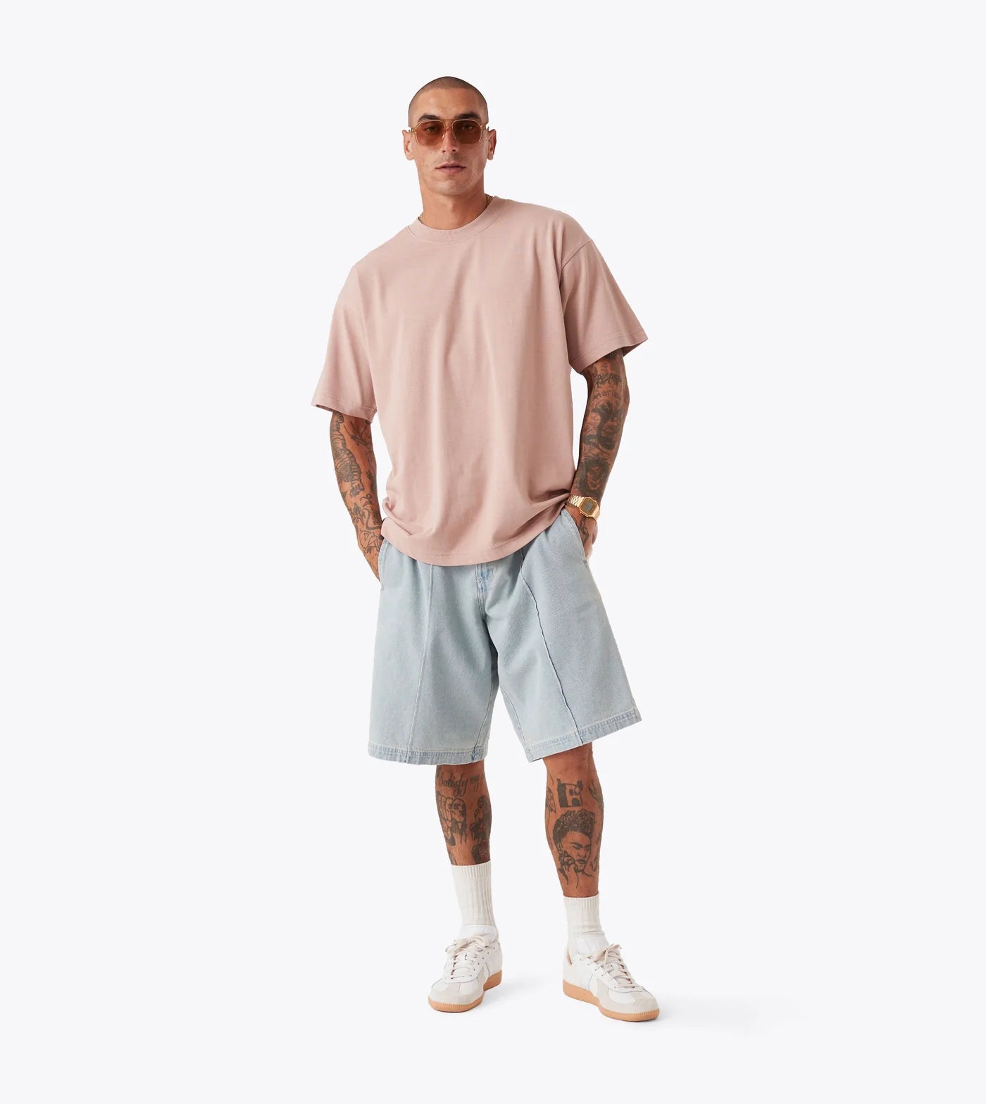 Box Tee - Dusty Pink