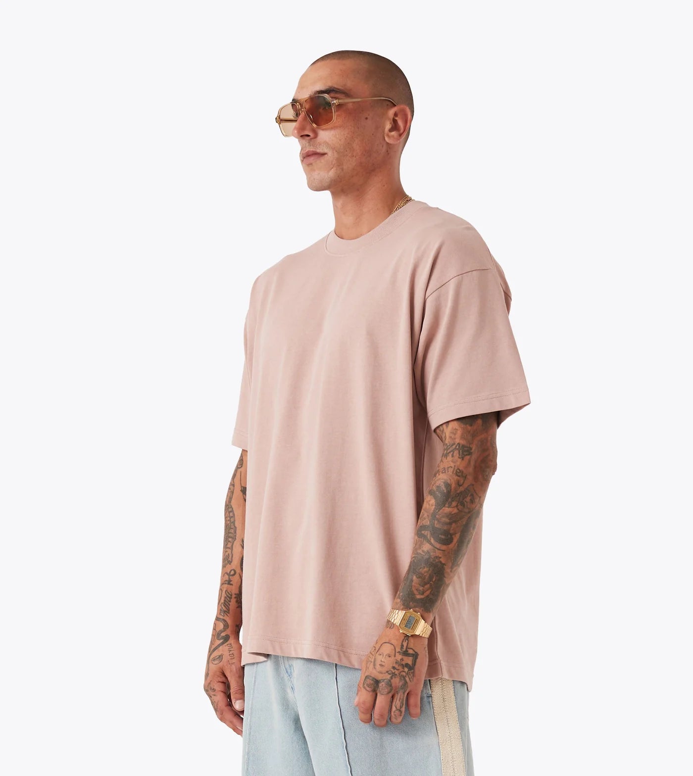 Box Tee - Dusty Pink