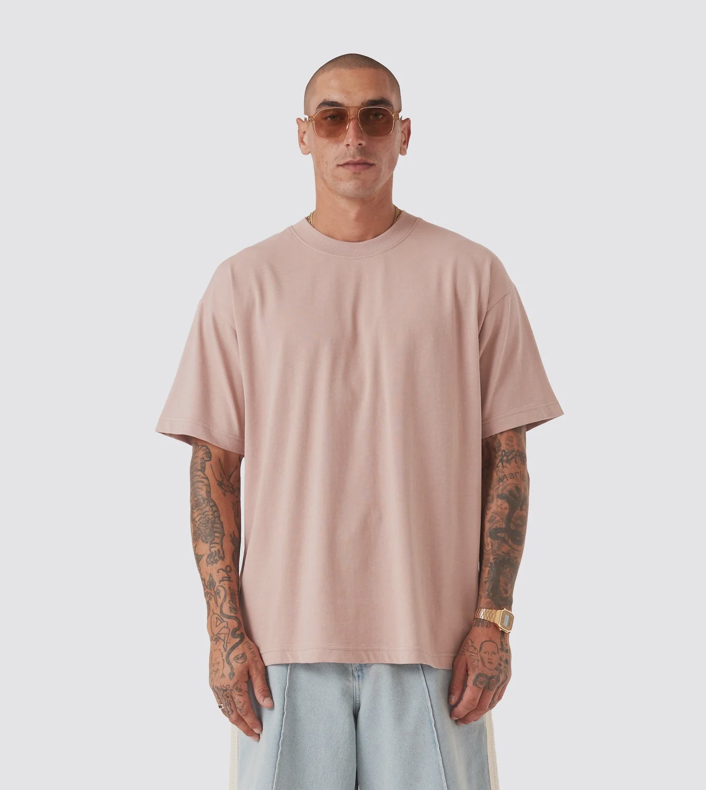 Box Tee - Dusty Pink