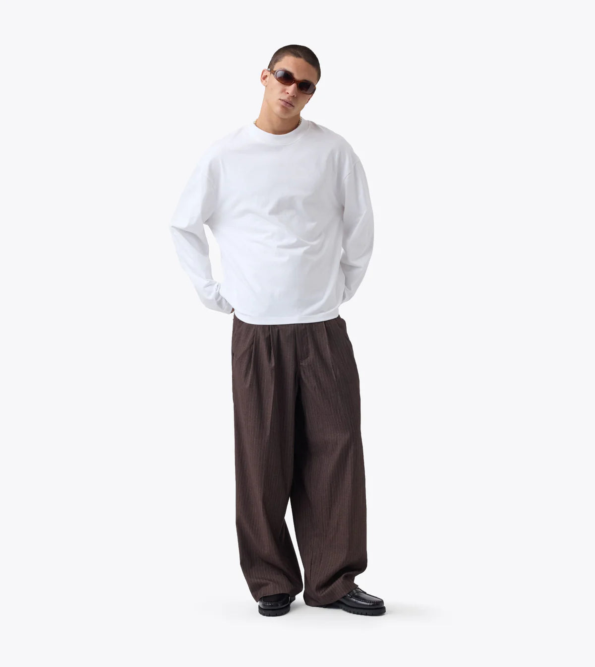 Flow L/S Tee - White