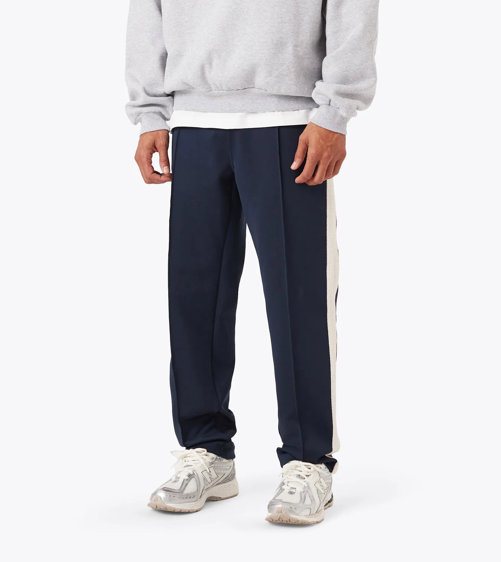 Stitched Football Trackpant - Navy