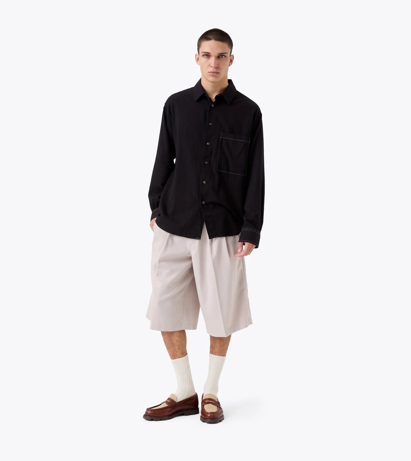 Twill Mega Short - Ecru