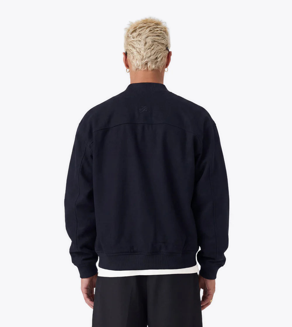 Wool Cardigan - Indigo