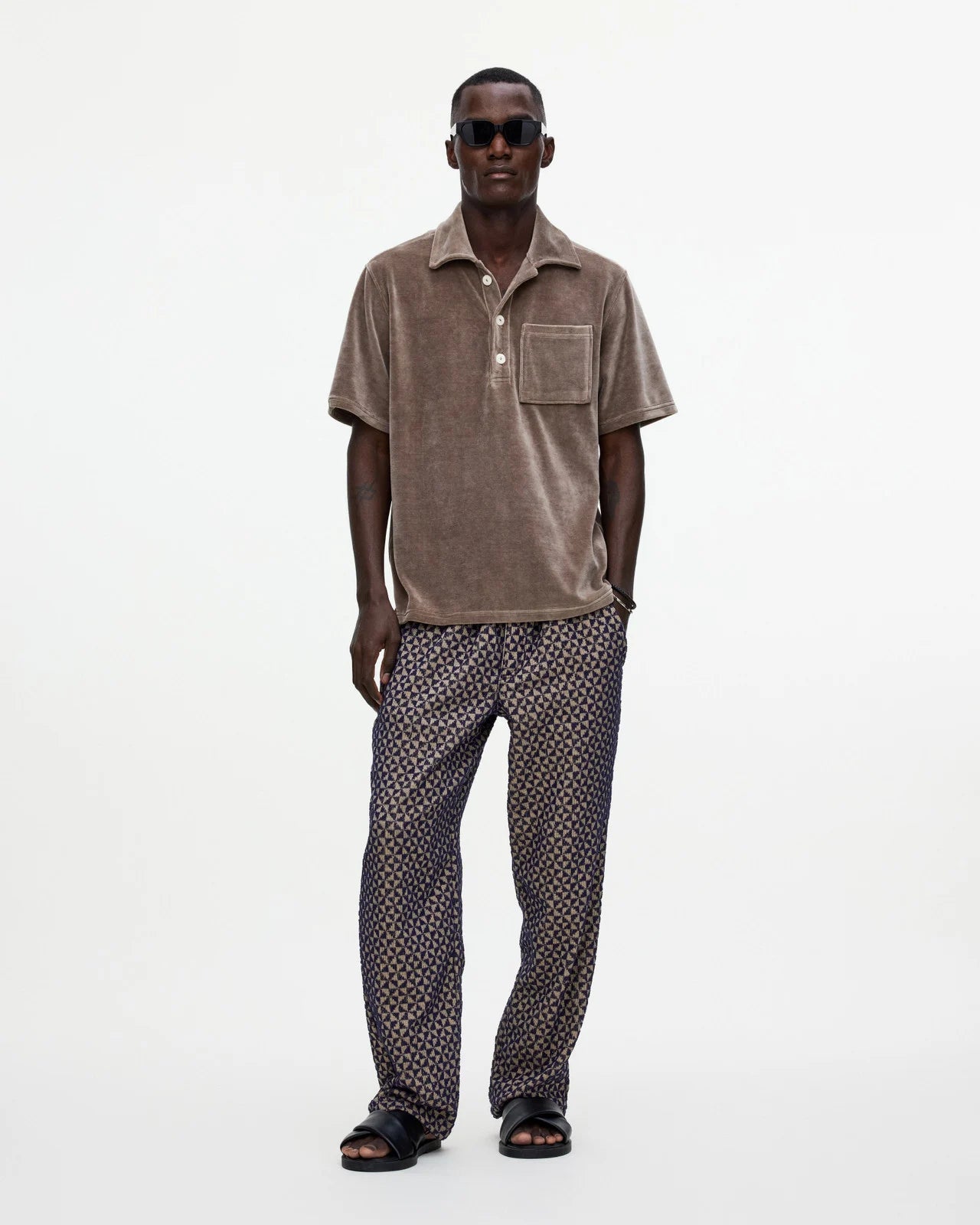 Velour Girona Shirt - Morel