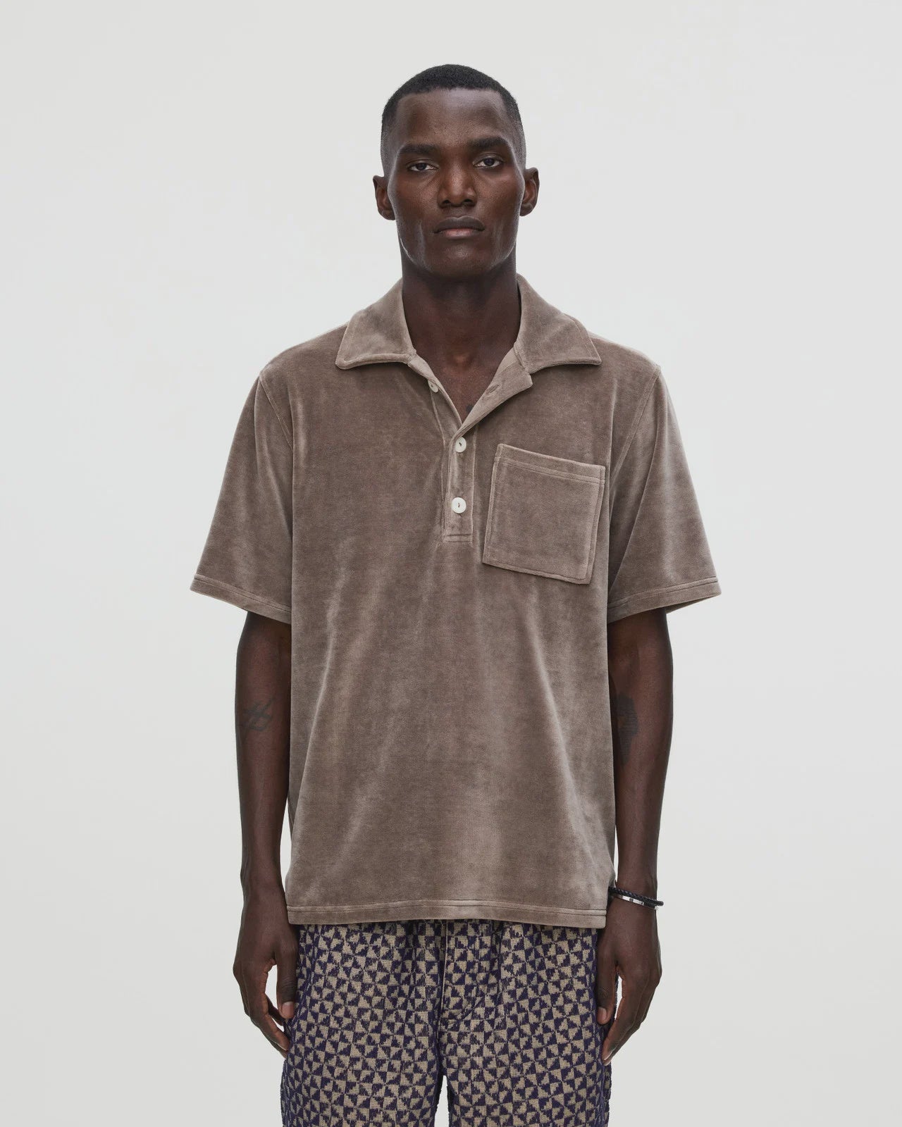 Velour Girona Shirt - Morel