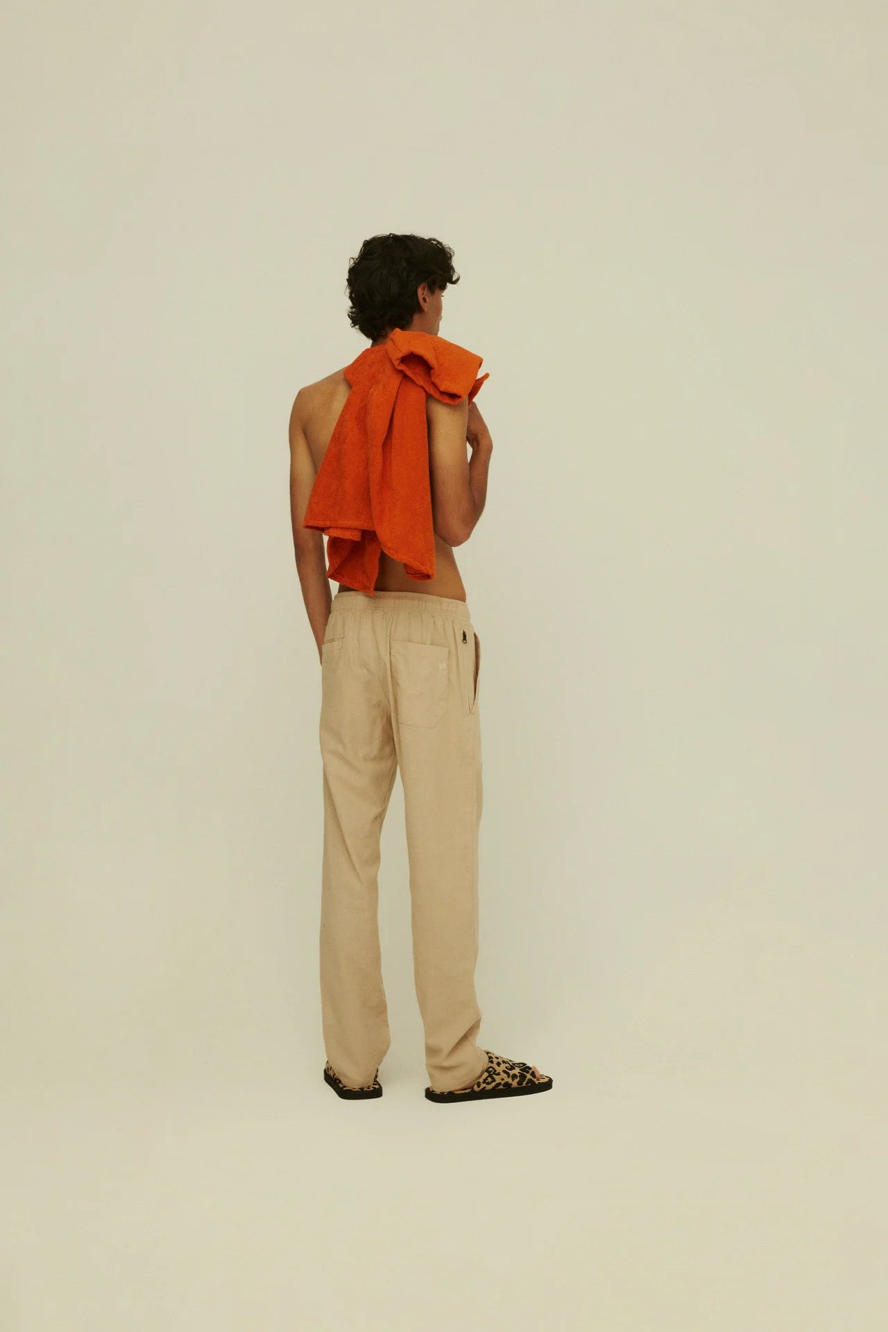 Linen pant - Beige