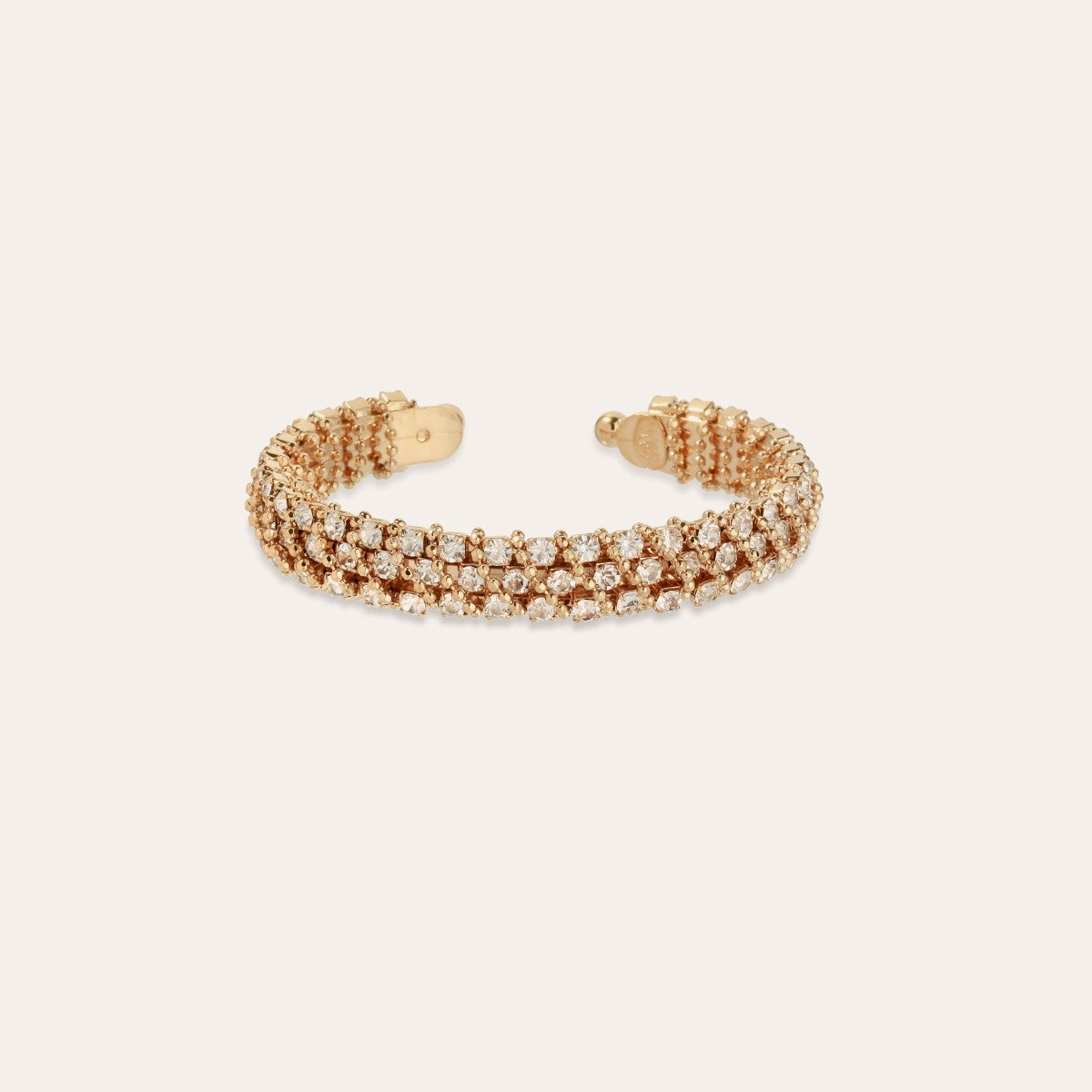 Izilda Bracelet - Gold Rhinestones