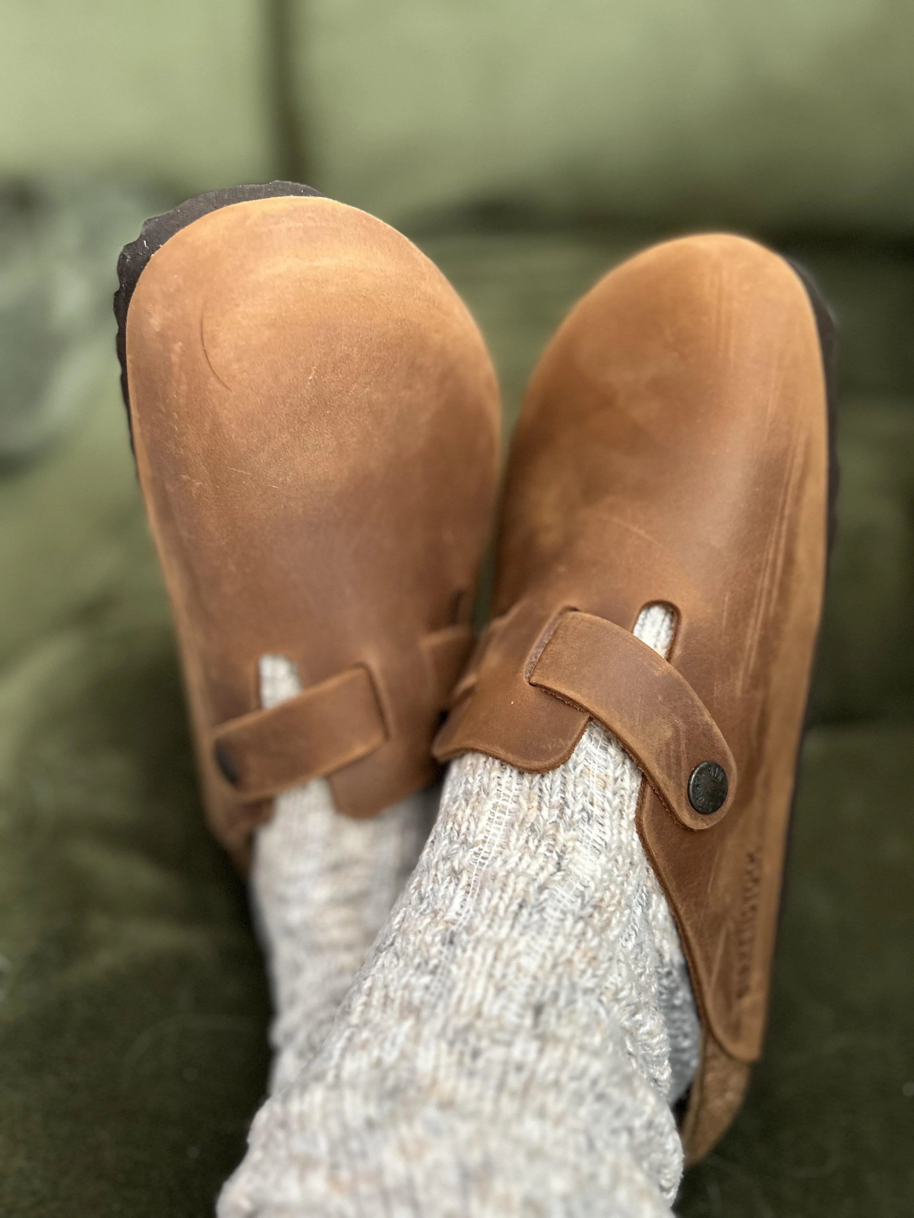 Boston oiled Leather - Cognac