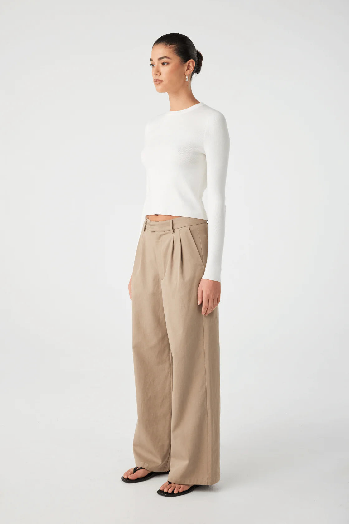 Lina tailored Pant - Taupe