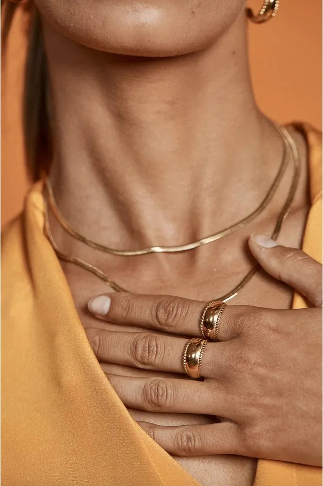 Hailey Snake Necklace 4mm