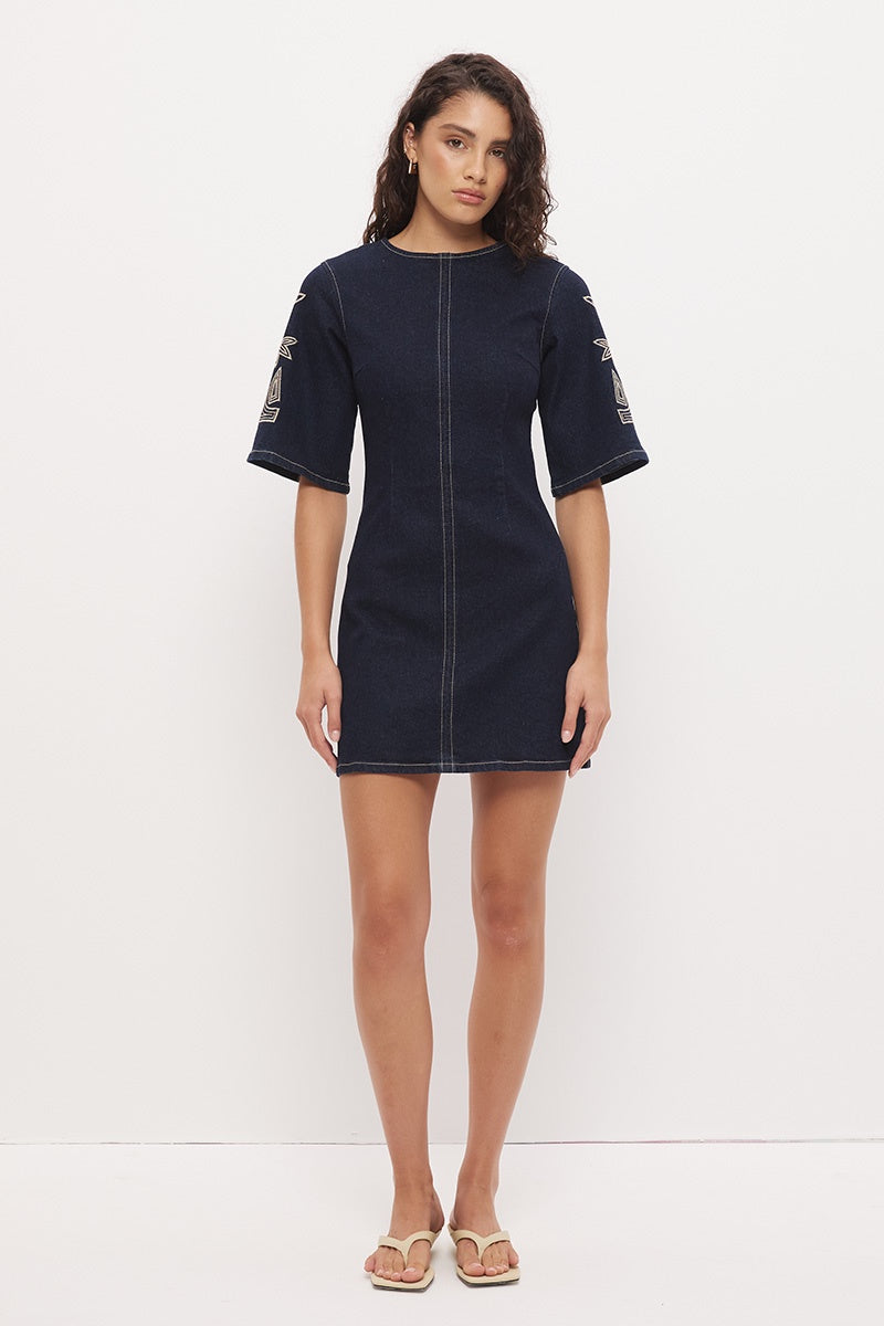 Cora Mini Dress - Ink