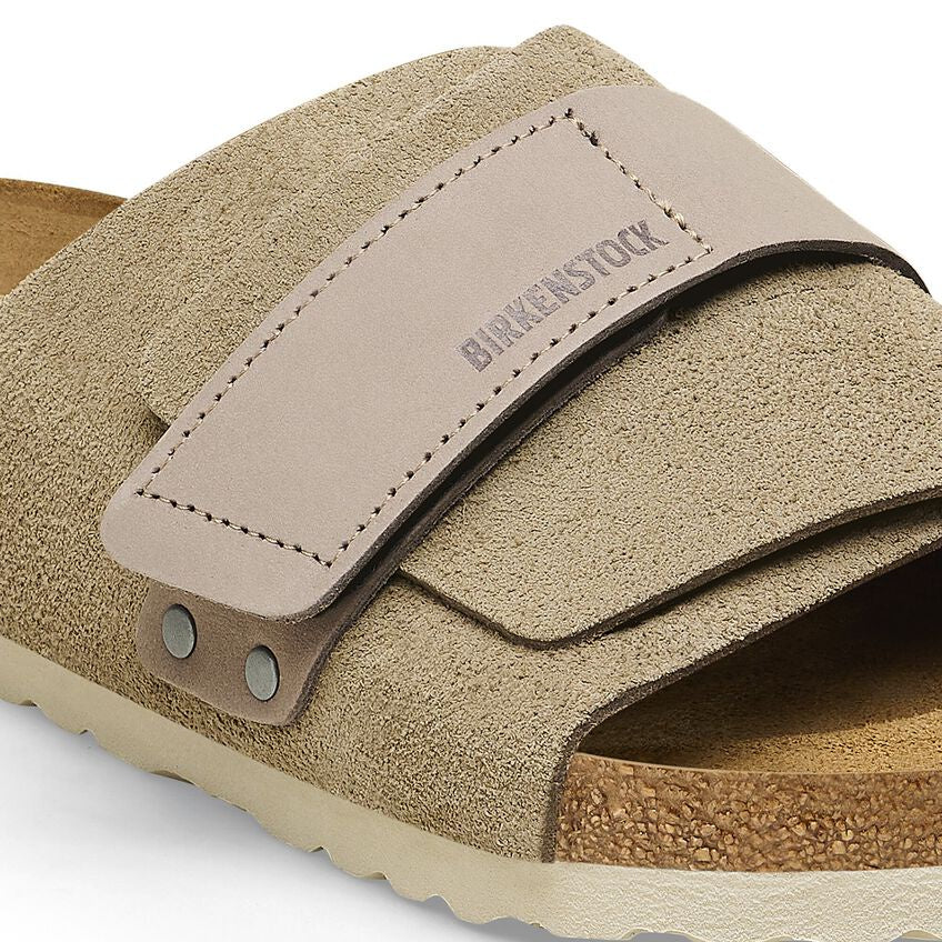 Kyoto Taupe Suede/Nubuck Leather