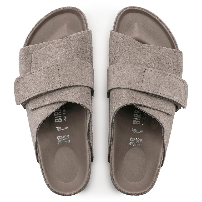 Kyoto Exquisite - Grey Taupe Suede Leather