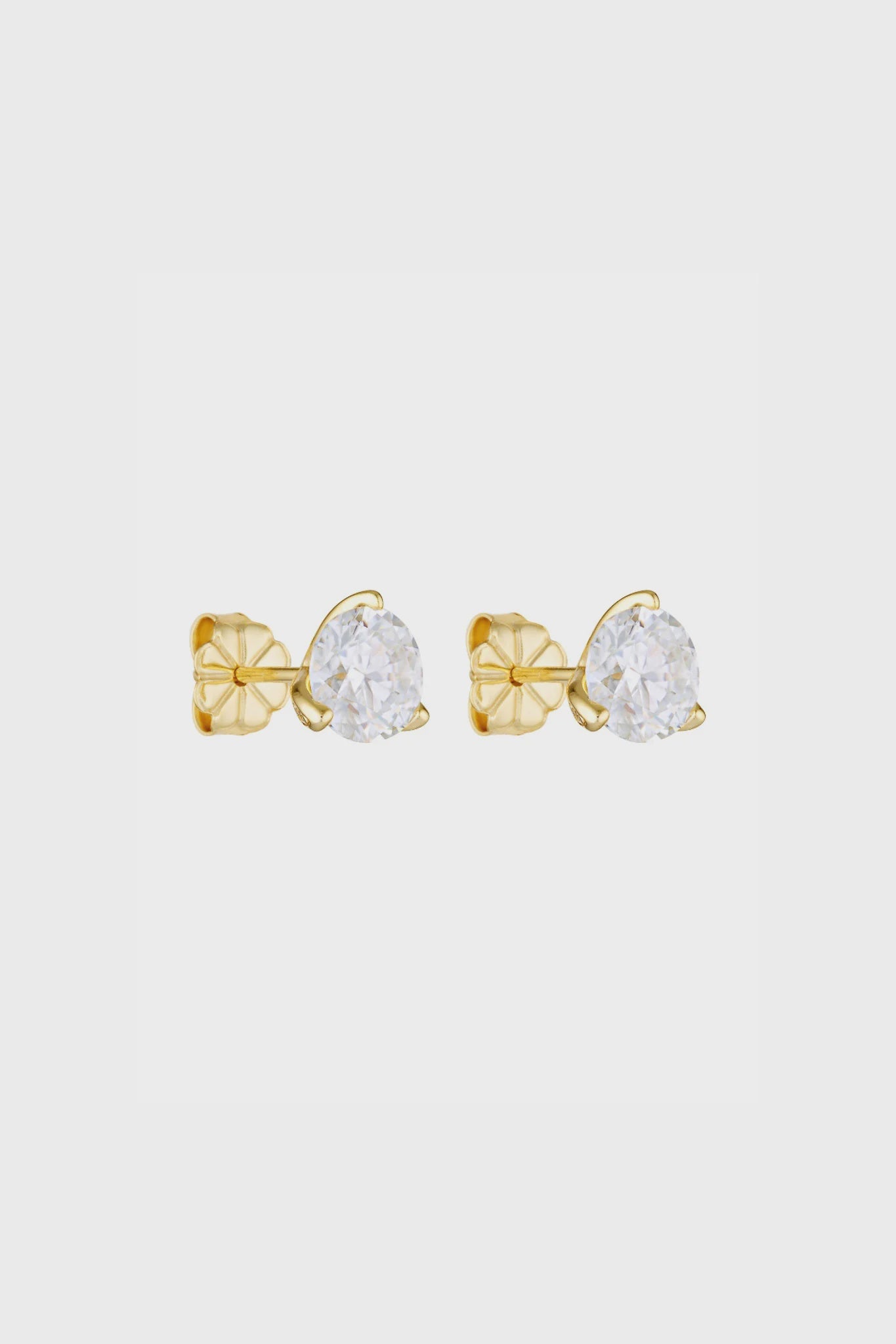 Round Studs - 1 Ct