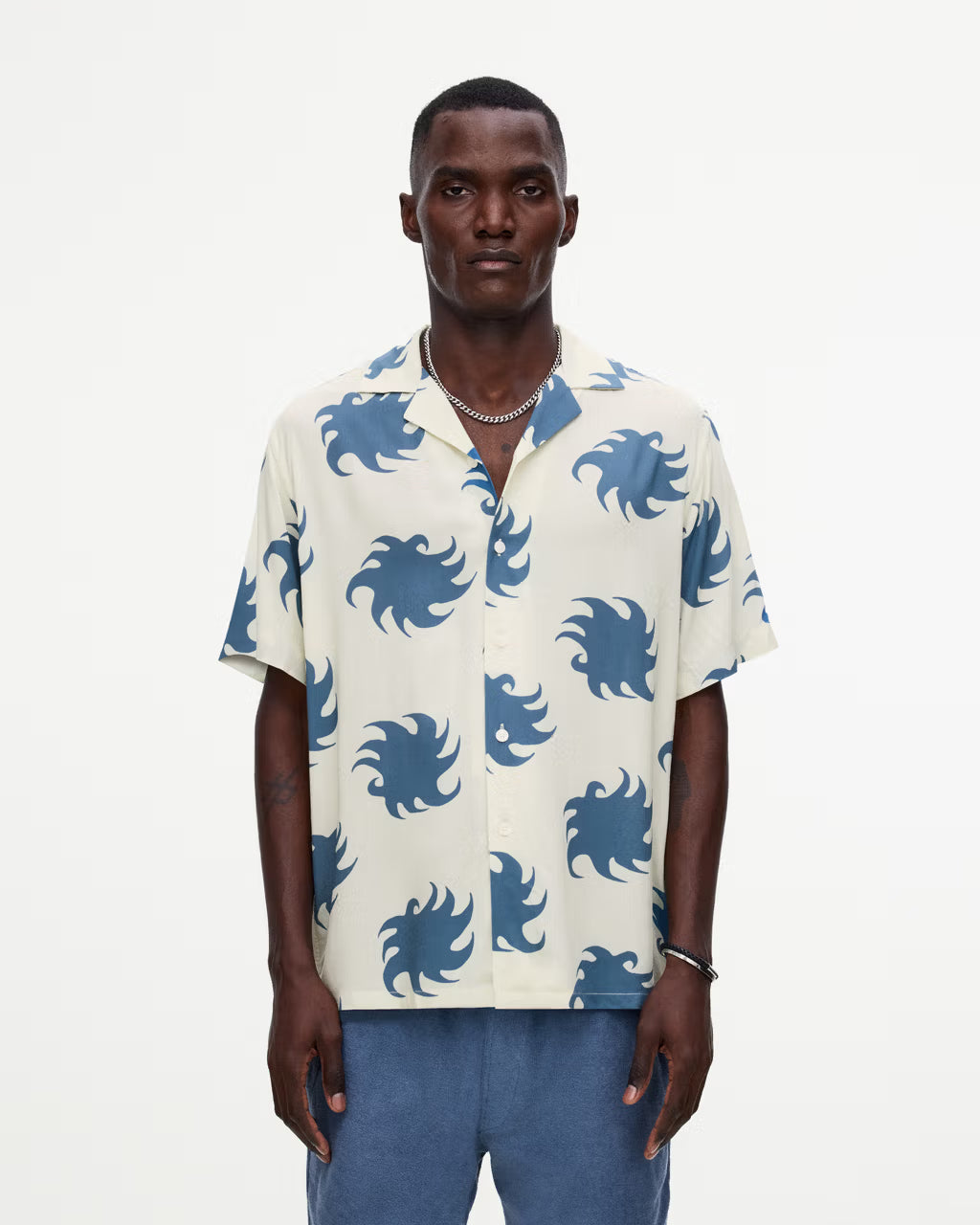 Viscose Shirt - Sky Ember